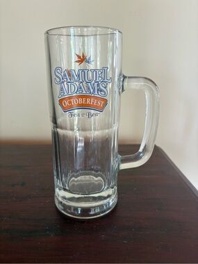 Samual Adams Octoberfest Glass Mug Tankard